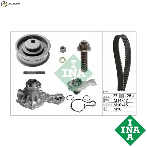 Water pump timing - pump, belt
