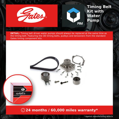 Timing belt water pump - belt, &