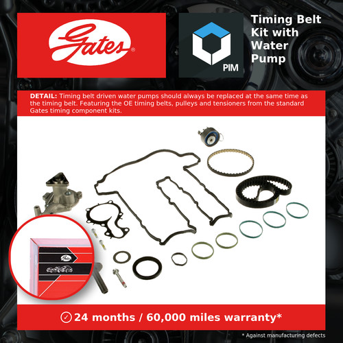 Timing belt water - belt, kit