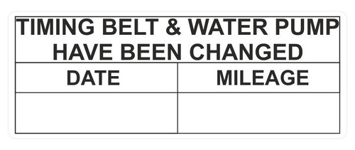 Timing belt water pump car - timing,