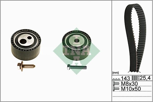 Timing belt set for citroën - timing,