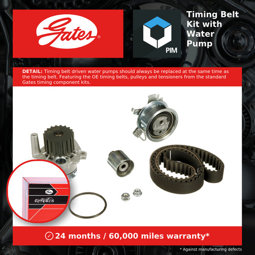 Timing belt water pump - water,