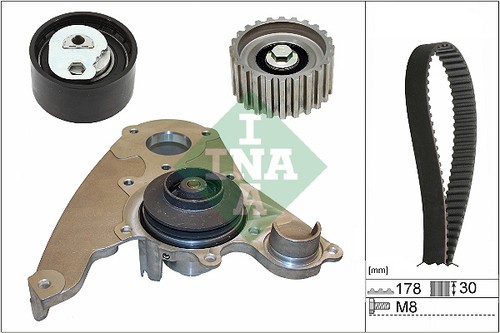 Water pump timing belt - &,