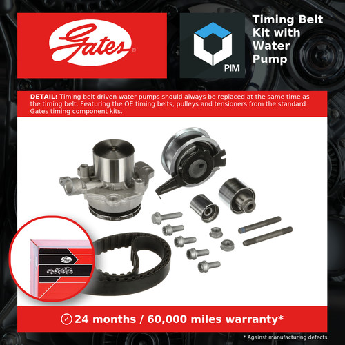 Timing belt water - timing, kit