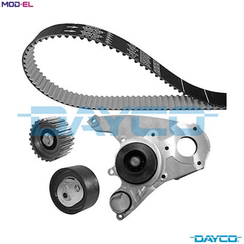 Water pump timing belt - &,