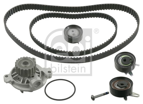Water pump timing belt set - water,