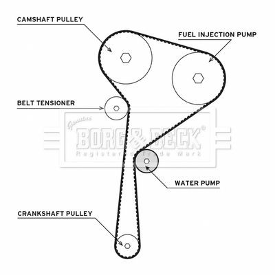 Borg beck btw1048 water - btw1048, pump